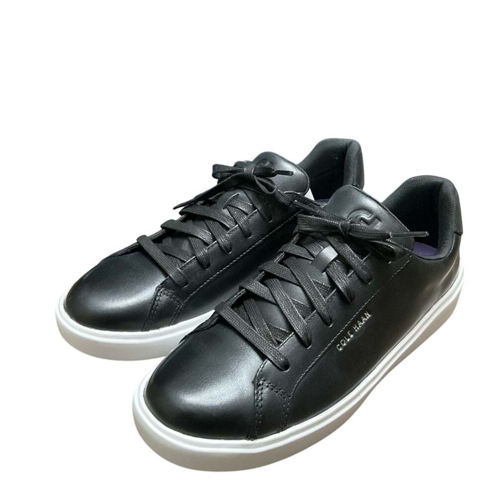 Cole Hana Women’s Leather Grand Crosscourt Sneaker Black Size 8.5 NIB NEW